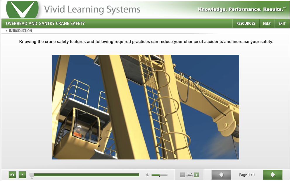 OSHA Overhead and Gantry Crane Safety Training Course by Vivid